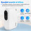 Aromaterapi Air Diffuser 200m³ USB Silent Essential Oil Diffuser Bärbar för Hotell och Spa Vit 4