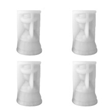 4 StüCk Silikon-Kerzenform mit 3D-Karikatur, Kleine MäDchen, Puppe, für Wachs, Aromatherapie, Kerzenform zum Selbermachen Von Weihnachtsgeschenken
