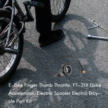E-Bike Finger Thumb Throttle, FT-21X Ebike Accelerator, Electric Scooter Electric Bicycle Part Kit(Waterproof)