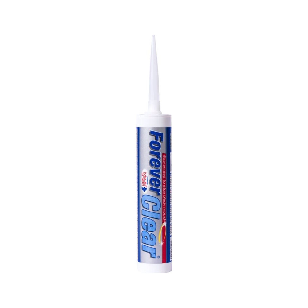 EVERBUILD FOREVER WHITE - CLEAR, SILICONE SEALANT, 295ML, CARTRIDGE