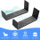 1Pair Hot Surfboard  Mount Rack,Kayak Boat Wall Rack Black 2