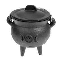 Metal Cauldron,Black Buckets with Handle for Kids Halloween Candy St. Patrick'S Coins Holder & Party Favors B