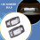 2PZ Luce Targa Luce Targa per  Escape Mercury  MX-5 MPV 4