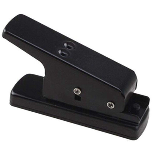 Gitarr Plectrum Punch Picks Bärbar Pick Puncher Pick Maker DIY Card Cutter Machine Svart 1