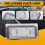 2 Pcs Plate Light 18 LED 3528SMD White License Plate Light for BMW E46 5