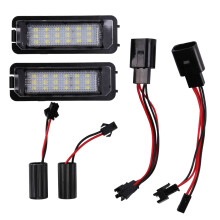 2 Stuks 12V Led Aantal Kentekenverlichting Lampen voor 4 5 6 7 Auto Kentekenverlichting Exterieur Accessoires