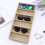 1 StüCk Brillen-Displaybox mit 6 FäChern, Brillen-Organizer-Sortierbox, Brillen-Display-Schmuck-Organizer-Tablett, B 6