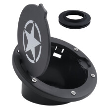 Gas Tank Cap Cover Fuel Tank Cover 4-Door 2-Door for 2007-2018   Jk & Unlimited Car Accessories
