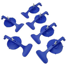 Ensemble de 6 Pinces à Ventouse Ventouses de FenêTre pour Sceller la Lunette ArrièRe au Collage de RéParation de Pare-Brise en Verre Convertible