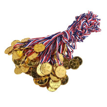 100 StüCk Kinder-Kunststoff-Gewinnermedaillen Goldgewinner-Medaillen für Olympischen Stil, Partydekorationen und Auszeichnungen