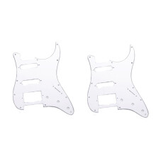 Guitar Accessories Electric Guitar Pickguard Front Cover Electric Guitar Pickguard White