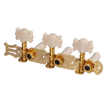 1 Pair Gold Classical Guitar Tuning Pegs Machine Heads Tuners Keys Left + Right Professional Metal Guitar Knob Parts