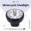 7 Inch Motorcycle Round Headlight Halogen H4 Light LampFor BOBBER 2