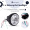 7 Inch Motorcycle Round Headlight Halogen H4 Light LampFor BOBBER 6