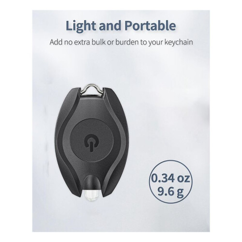 10 Pack LED Keychain Flashlight  LED Keychain Light Portable Ultra Bright Battery Powered Key Ring Torch 1