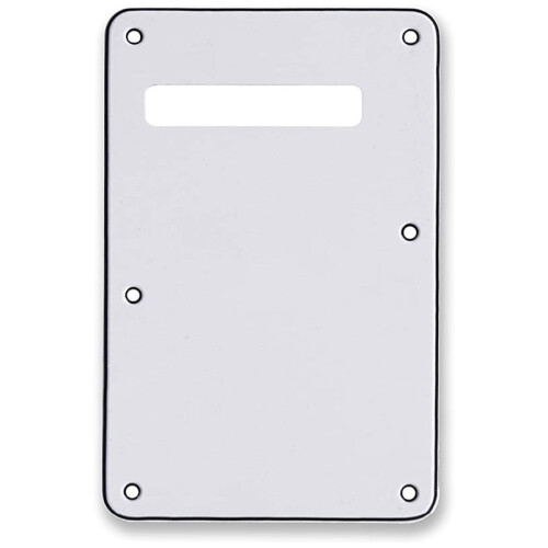 Pickguard Scratch Plate Gitarr Back Plate Set för Elgitarr del (3 Ply Vit) 1