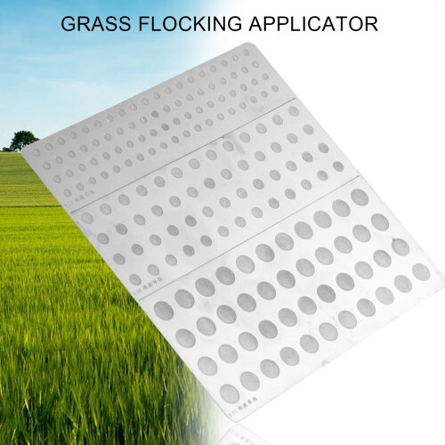 1/72 1/48 1/35 Scale Static Grass Planting Template Tool for Electrostatic Flock Applicator Scene Sand Table 2