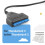 USB 3.1 Type C (USB C / for  3 Compatible) to  III 2.5in Hard Drive Adapter 3