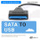 USB 3.1 Type C (USB C / for  3 Compatible) to  III 2.5in Hard Drive Adapter 2