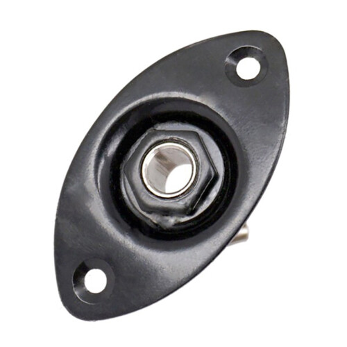 1/4Inch Oval Dented Electric Guitar Jack Output Plate Socket Jackplate,2Pack 2