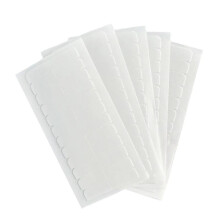 Ruban Adhésif Double Face Blanc pour Toupet, Ruban Adhésif pour Dentelle Avant, Colle Ultra-Tenue pour Perruque, Onglets
