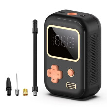 Tire Inflator Portable Air Compressor, Cordless Air Pump with LED Light Auto-Off for Car Motorcycle Bicycle Balls