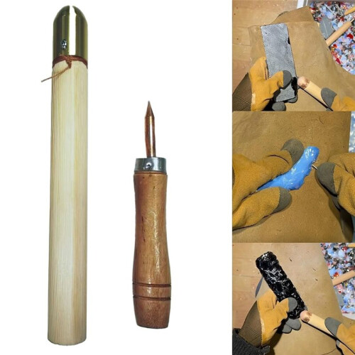 Obsidian Crafting FlintKnapping Tool,Stone Age Toolkit, FlintNapping Tools for Pros and Beginners FlintKnapping Tools B 1
