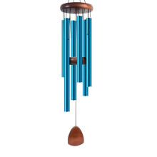 Metal Windchime Aluminum Windbell Wind Chimes 6 Rods Chimes Home Decoration Outdoor Garden Patio
