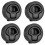 4Pcs/Set Round Pull  Lock Slam  Hardware for RV Yacht Boat Deck Hatch 1