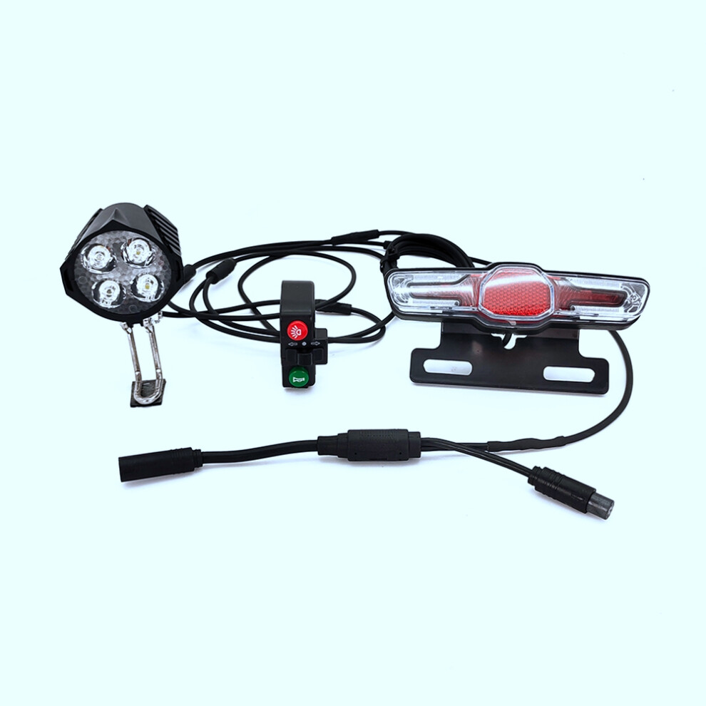Photos - Climbing Gear Ebike for Bafang BBS01 BBS02 BBSHD Mid-Drive Front and Rear Lights, Support Horn/Turning/B Raking Light