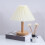Pleated Table Lamp Bedroom Bedside Personalized Night Light - White USB Charging 7W A1 6