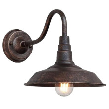 Vintage Outdoor Wall Lamp Courtyard Balcony Retro Wall Light Waterproof Industrial Rust Fixture Doorway Corridor