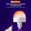 Dimmable RGB 3-Color E27 Bulb USB Charging Remote Control Timing Removable Magnetic Bedside Table Lamp 5
