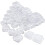 50Packs Small Clear Plastic Storage Containers,Mixed Empty Mini, Case with Lids for Small Items and Other Craft Projects 1