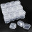 50Packs Small Clear Plastic Storage Containers,Mixed Empty Mini, Case with Lids for Small Items and Other Craft Projects 9