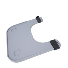 Wheelchair Tray Plastic Steel Thickened Wide Lap Tray With Cup Holder For Writing Reading Eating Grey Rest Home Use