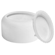 Silicone Mold with Lid Cylindrical Candle Holder, 3D Candle Silicone Mold DIY Cement Candle Holder Shape-A
