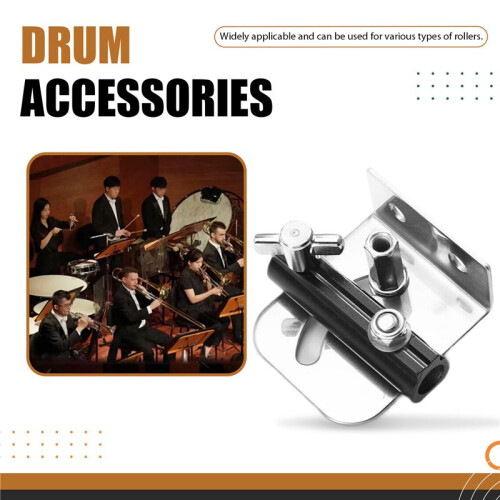 2Pcs Drum Strap Rack Metal Mounting Rack with Screws Drum Strap Adapter Repair Replacement Accessory 2
