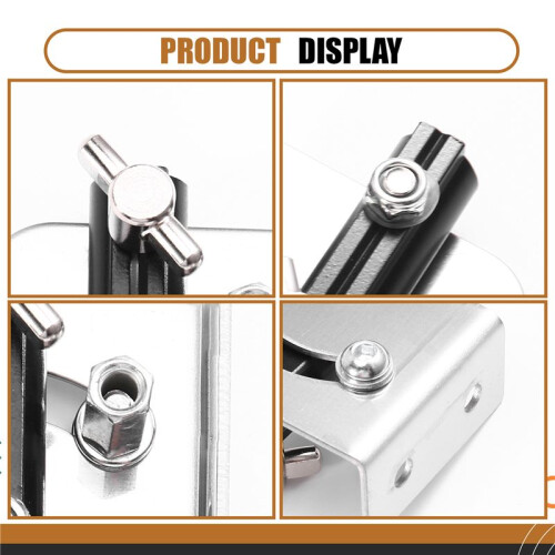 2Pcs Drum Strap Rack Metal Mounting Rack with Screws Drum Strap Adapter Repair Replacement Accessory 1