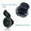 EV Charging Socket Outlet Type 2 Socket Connector 4 Point Fixed European Standard IEC 62196-2 32A 3 Phase AC 8