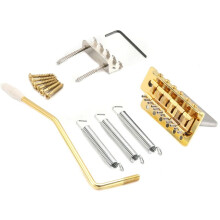 52,5 Mm Vintage E-Gitarre Single Rocker Bridge Tremolo System Tailpiece Bridge ST, Gold