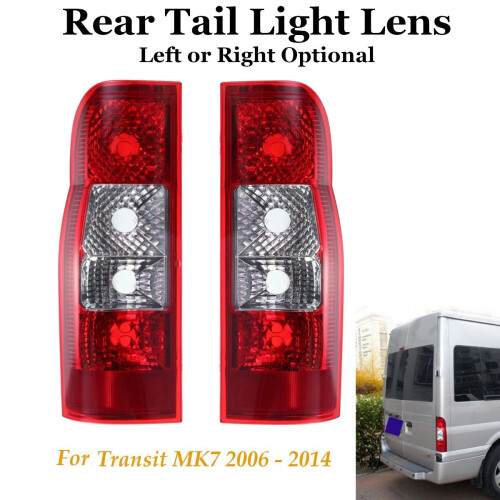 Car Rear Bumper Reflector Rear Tail Lamp Brake Light for  Transit MK7 2006 - 2014 Panel Van Left 1