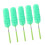 Extendable Microfiber Duster with Telescopic Bendable Head for  Ceilings and Tight Spaces Green 1