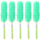 Extendable Microfiber Duster with Telescopic Bendable Head for  Ceilings and Tight Spaces Green 2