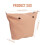 Waterproof Solid Canvas Insert Inner Lining Insert Zipper Pocket for Obag O Bag Handbag Bag Deep Khaki Mini 7