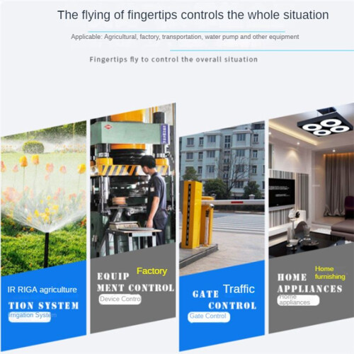 High Power Waterproof and Drop-Proof Industrial Wireless Remote Control EV1527 Chip ASK 2000M Long Range 433Mhz 4 Button 1