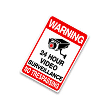 CCTV Camera Signs Reflective Waterproof Metal Sign CCTV-Style A