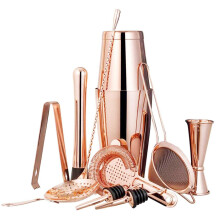 11Piece Stainless Steel Boston Cocktail Shaker Set 750ml Bar Tool Kit for Home and Party