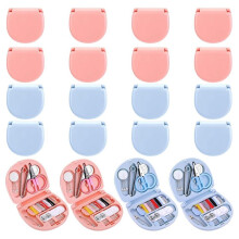 20 Pack Mini Travel Sewing Kit, Portable Sewing Tool Kits, DIY Sewing Supplies, Plastic Sewing Kit DIY Sewing Supplies A
