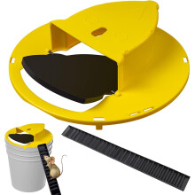 Mouse Trap Bucket Lid Auto Reset Humane Catch for Indoor Outdoor Use, Fits 5 Gallon Buckets